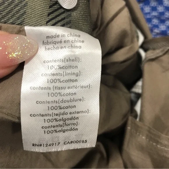 WeWoreWhat Olive Green Black Plaid Basic Overalls - Picture 9 of 10